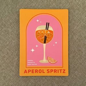 Aperol Spritz Poster Magnet